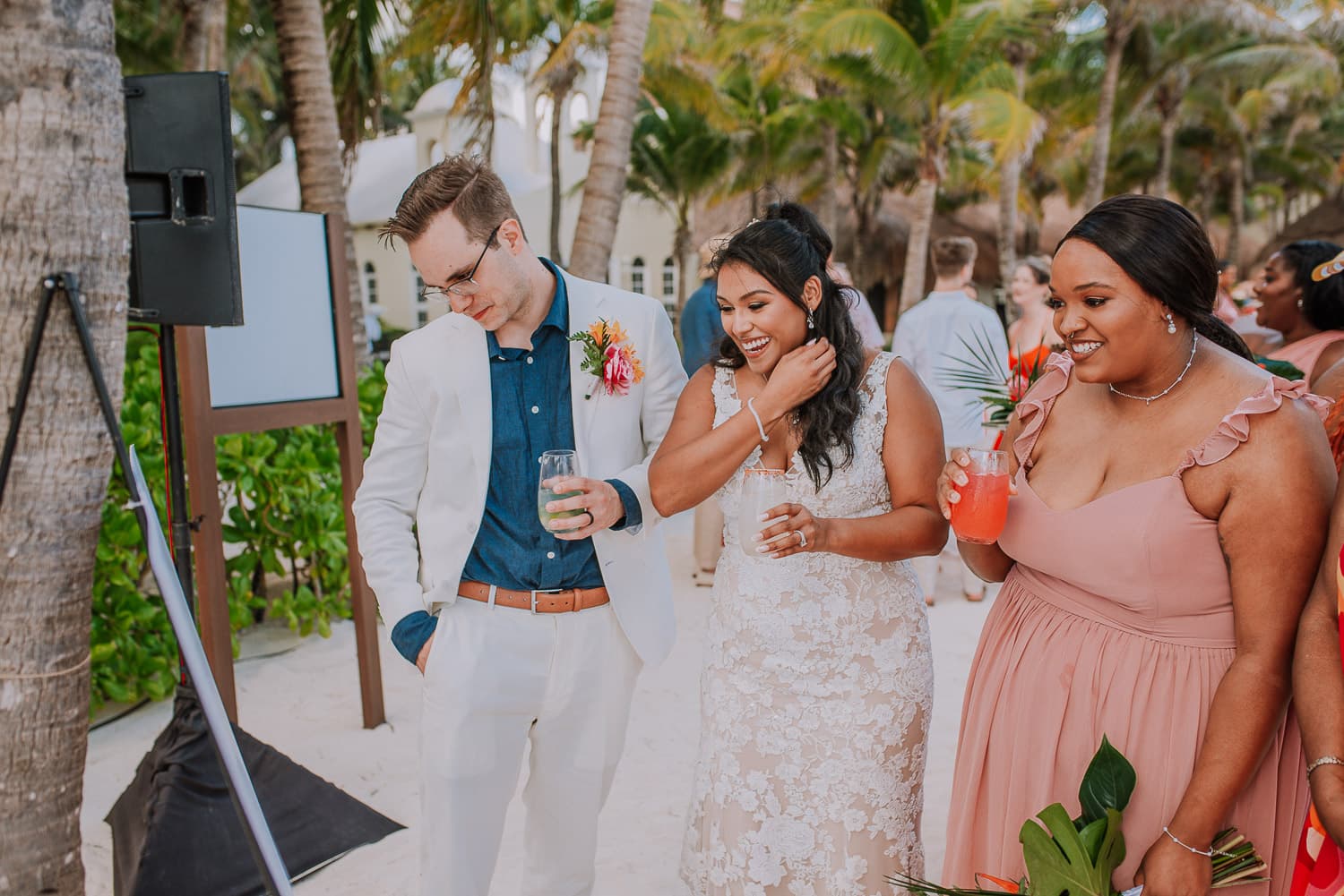 Fotografía de boda en Cancun por fotógrafo de bodas destino en México